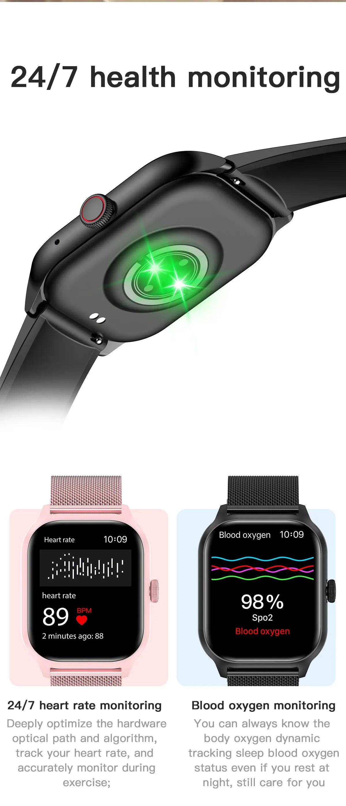 2 em 1 (Relógio smartwhatch + Fone Exclusivo)